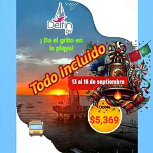 Festeja en la playa las fiestas patrias.